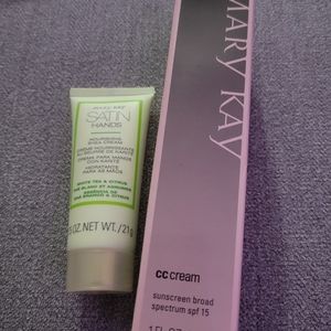 CC Cream and hand lotion